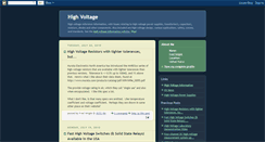 Desktop Screenshot of high-voltage.highvoltageinfo.com